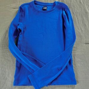 Gap Modern Long Sleeve Tee in Blue Brand New without Tag